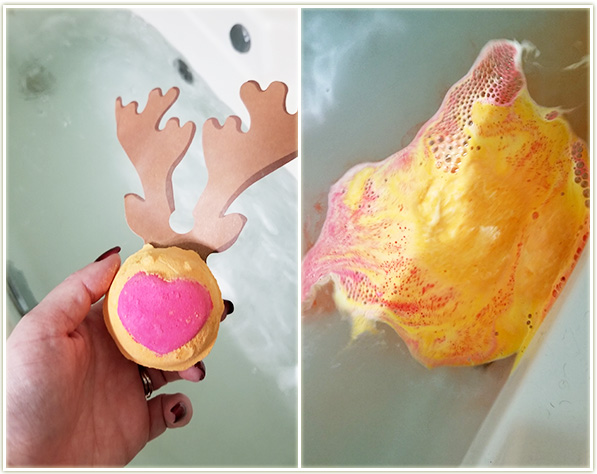 Rudolph bath bomb